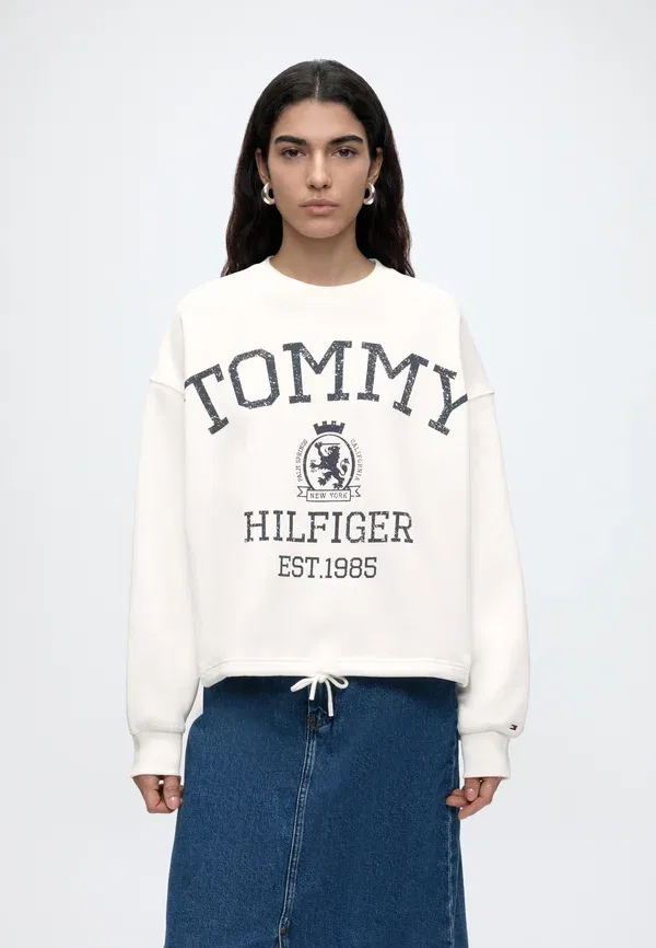 Свитшот Tommy Hilfiger Varsity Crest, цвет экрю