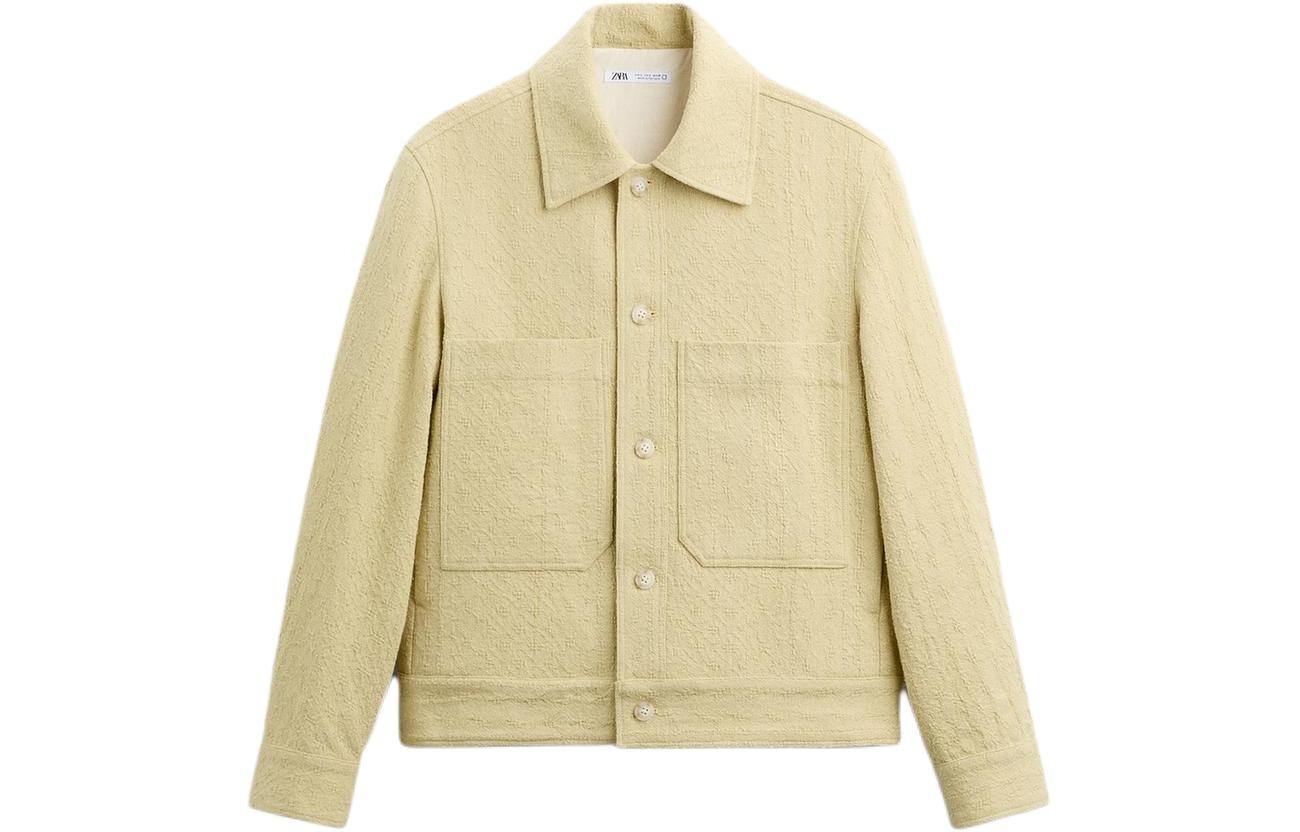 

Куртка мужская зеленая Zara, зеленый