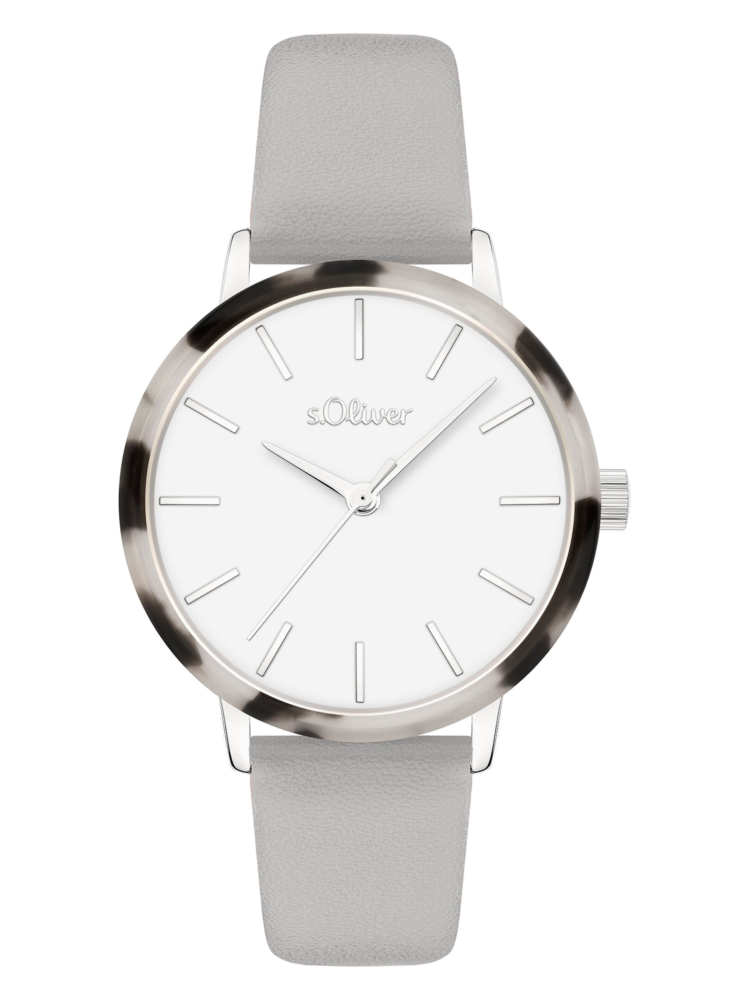 

s.Oliver Аналоговые часы в сером цвете