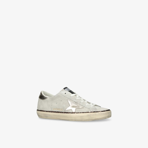 Кроссовки женские Golden Goose Ball Star замшевые, серый — фото 2