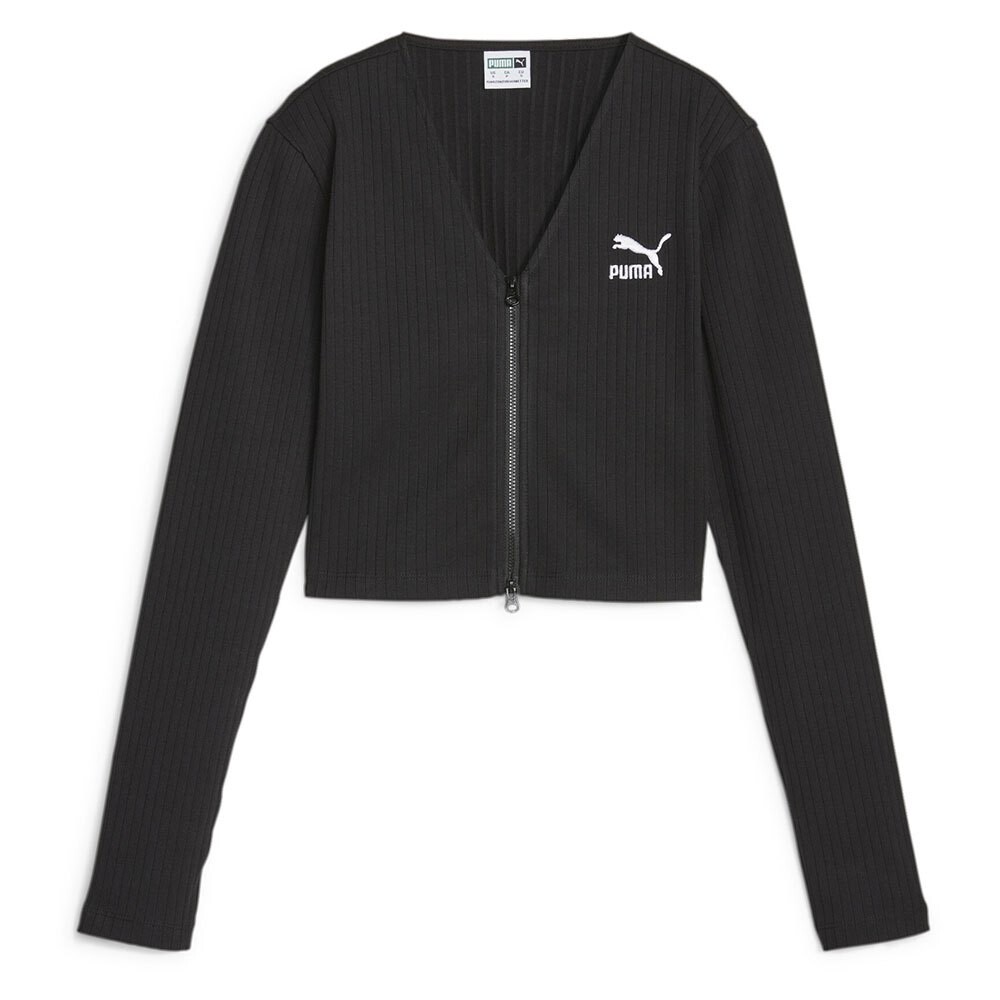 

Футболка с длинным рукавом Puma Classics Ribbed Long, черный