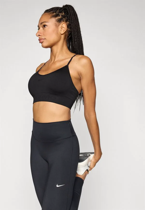 Спортивный бюстгальтер с легкой поддержкой Nike Performance, Black — фото 4