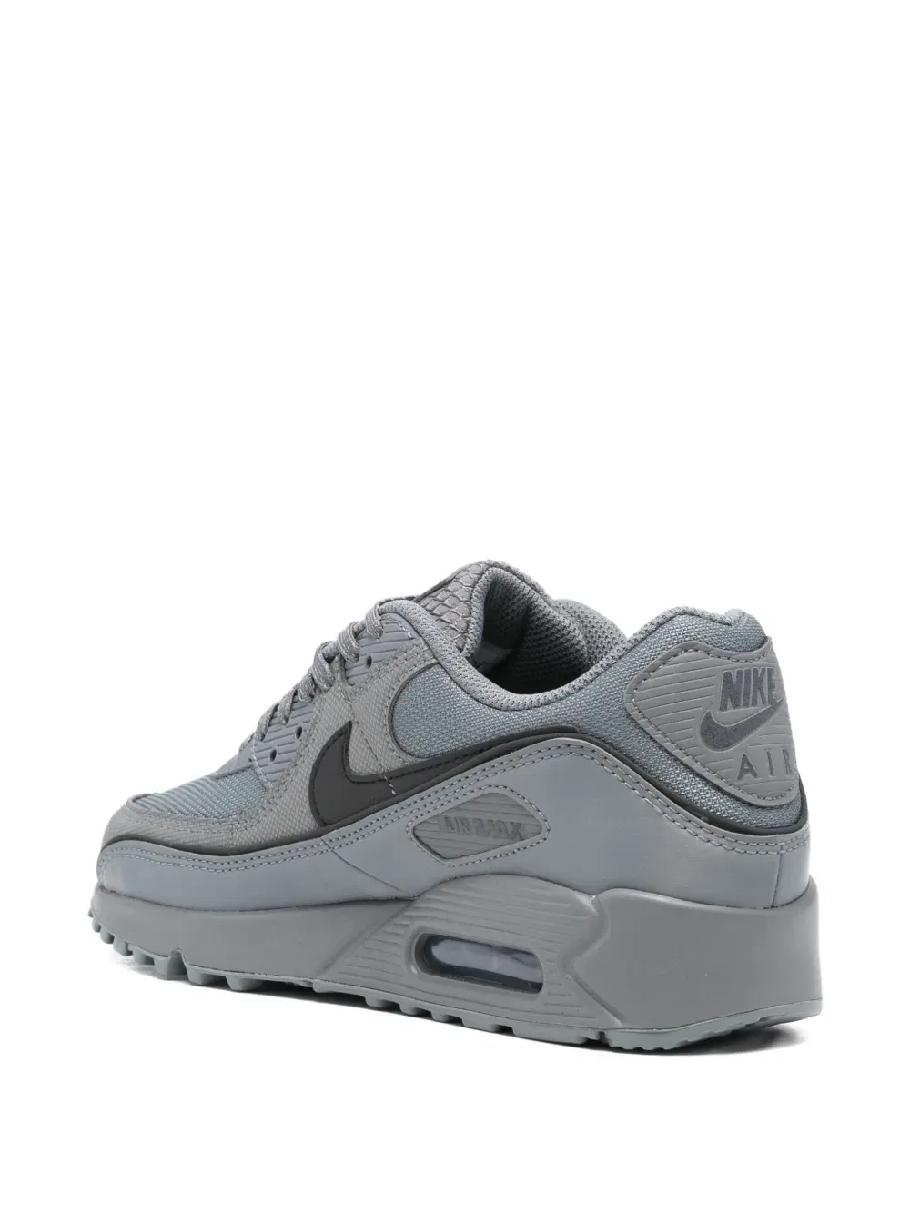 Кроссовки Air Max 90 на шнуровке Nike, серый — фото 3