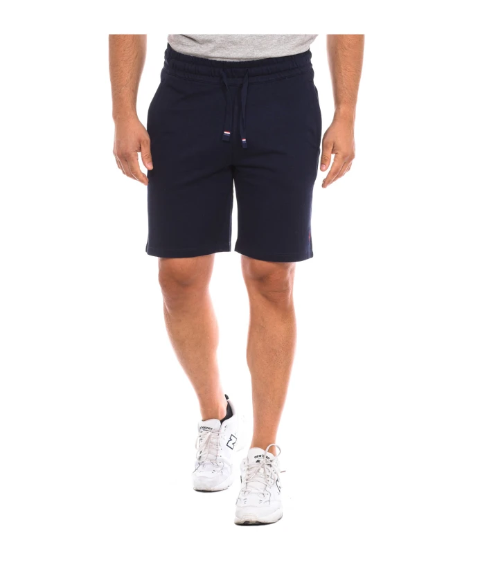 

Спортивные хлопковые шорты-бермуды U.S. Polo Assn., синий