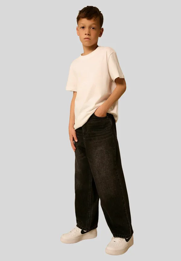 Очень широкие джинсы прямого кроя Next, Washed Black