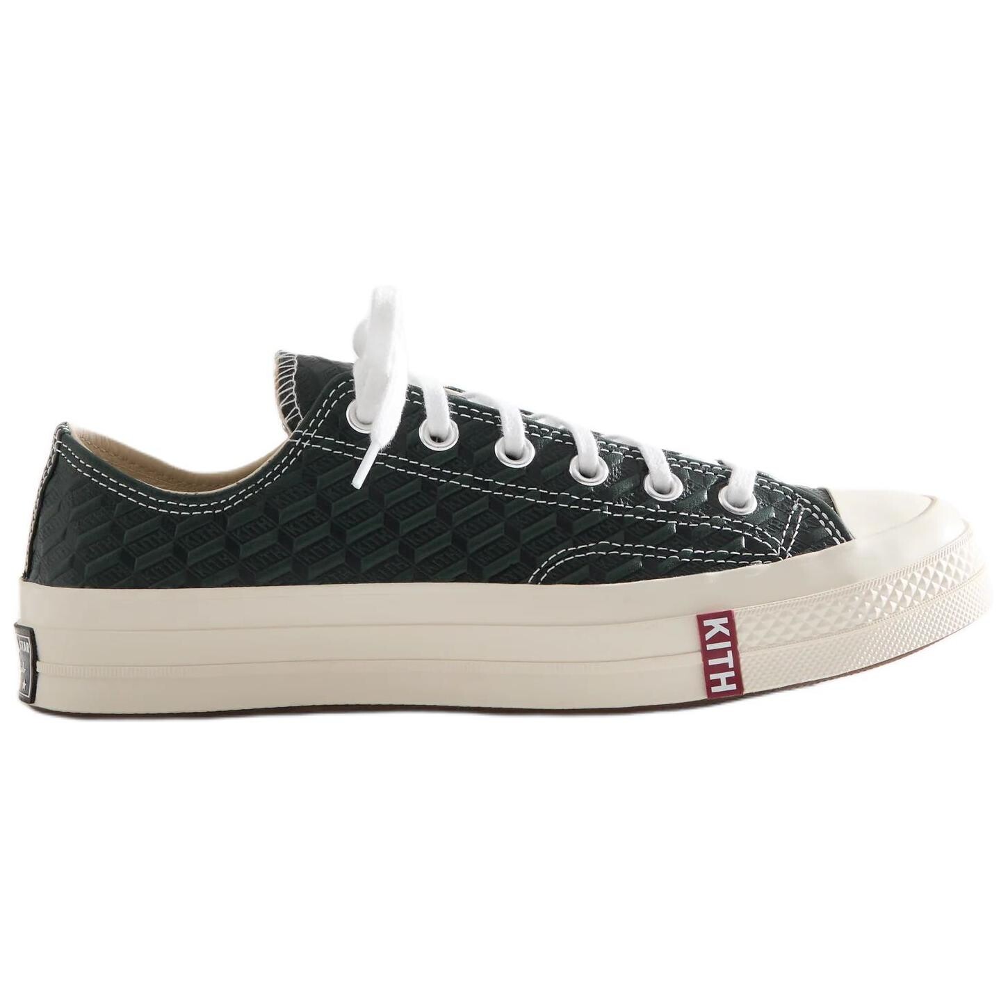 

Кроссовки Chuck 70 Kith X Low 'Scarab Monogram' Converse, зеленый