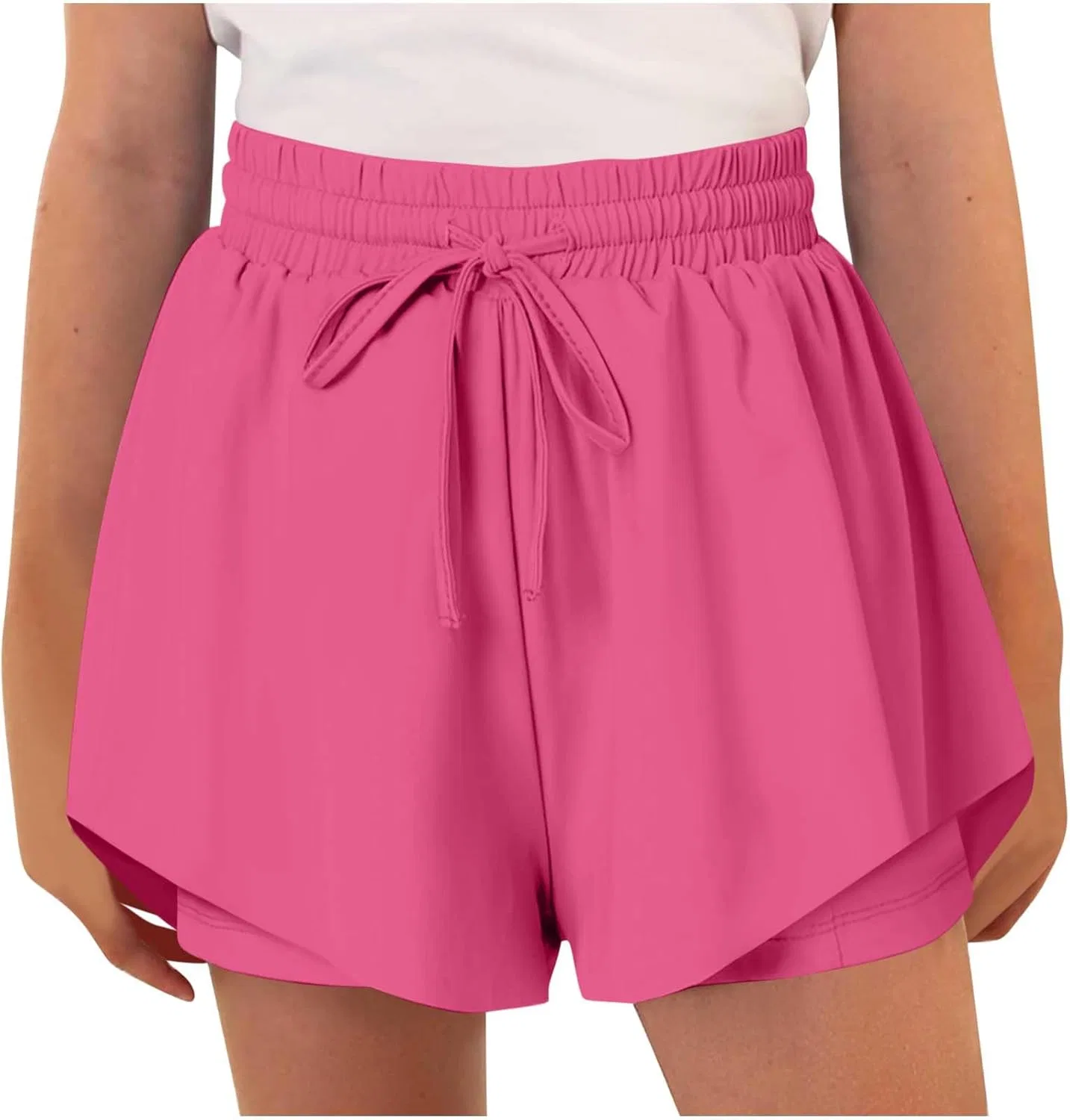 Шорты для девочек с подкладкой, Zzalalana, Hot Pink