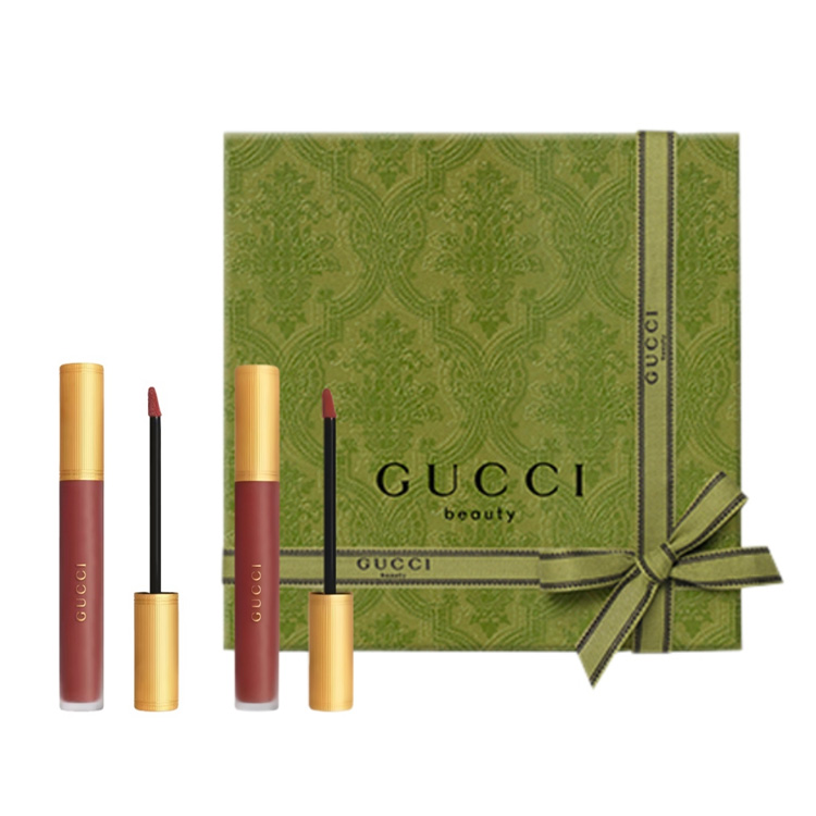 

Набор жидкой помады Cloud Mist Star Selection Edition макияж Velour матовое покрытие 2 шт GUCCI