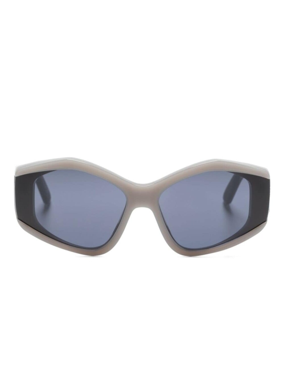 

Balenciaga Eyewear солнцезащитные очки в массивной оправе, серый