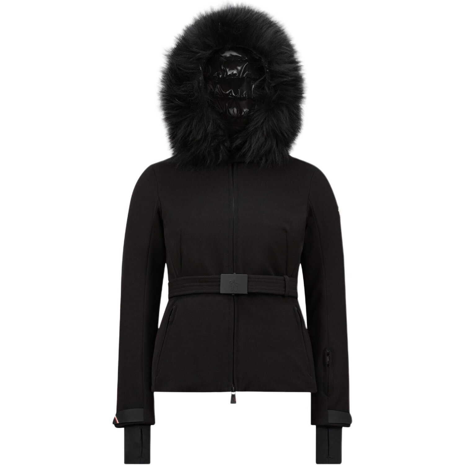 

Пуховик женский черный Moncler