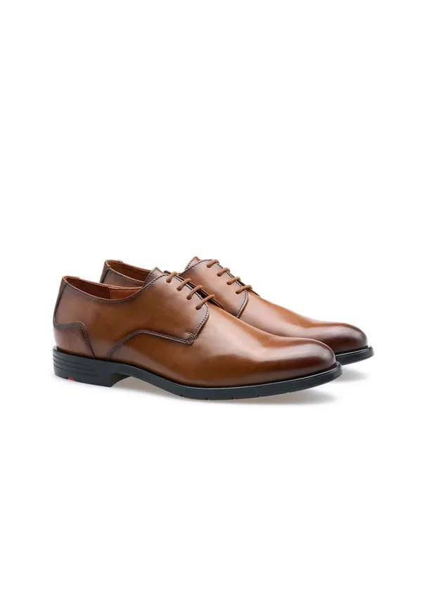 Ботинки Lloyd, модель Smart lace ups, цвет коньяк — фото 2