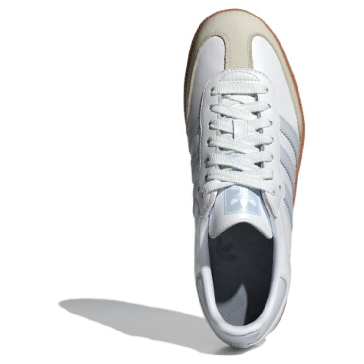 Adidas originals Samba Обувь для скейтбординга унисекс, White — фото 4