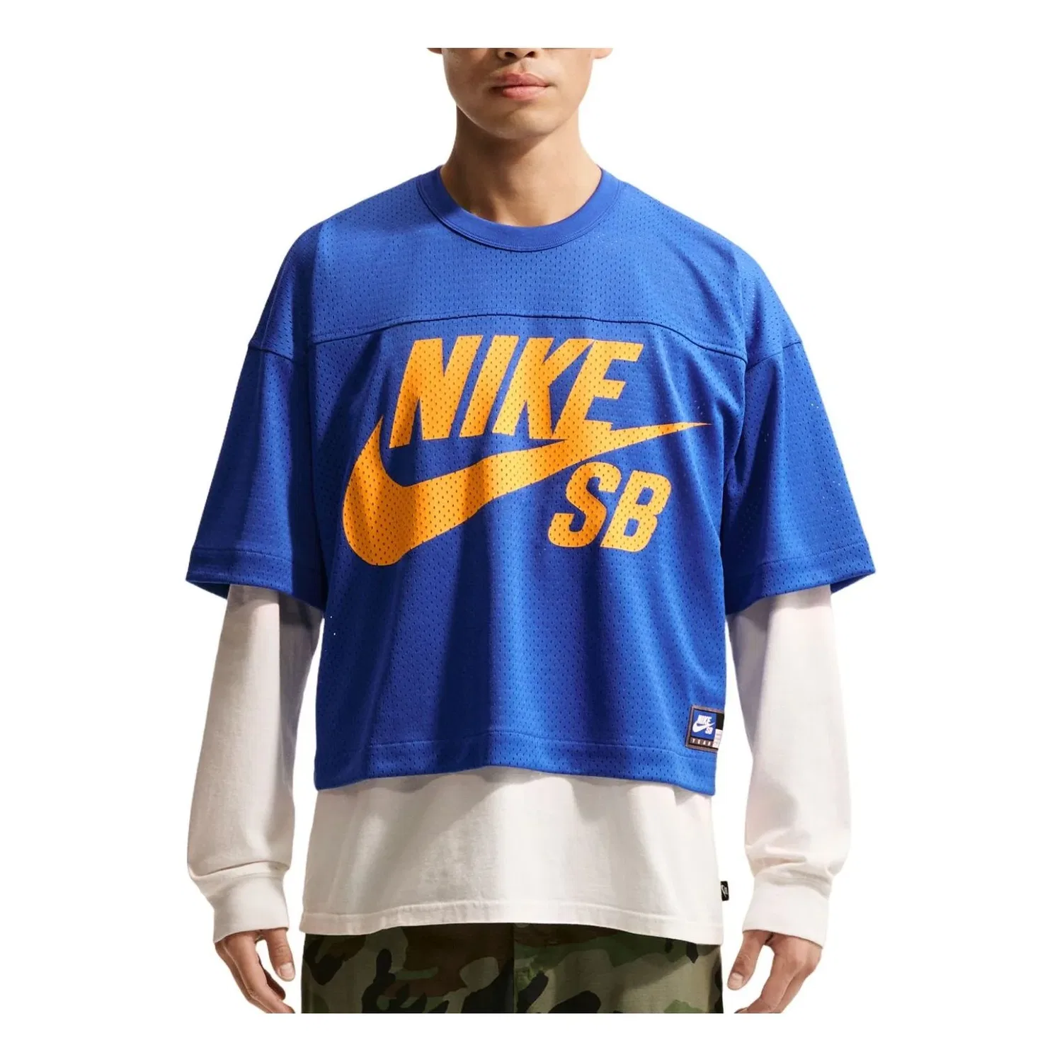 Футболка для скейтбординга Nike SB Football Shirt Skate Top 'Game Royal' IF1349-480, синий