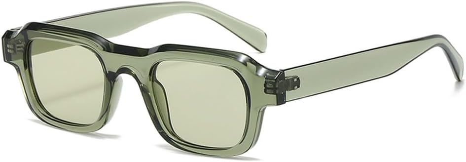 

Модные квадратные женские солнцезащитные очки в стиле ретро, ​​сине-зеленые оттенки, защита от ультрафиолета UV400; мужские трендовые солнцезащитные очки в стиле панк с градиентным переходом цвета WNCKSQ, Green Green