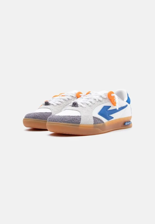 Новые узкие кроссовки Off-White, White/Blue — фото 2