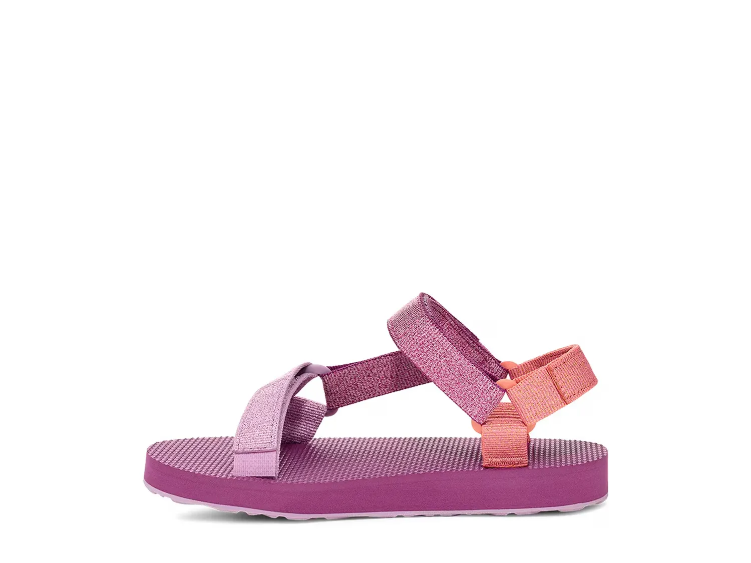 Оригинальные универсальные металлические сандалии - детские Teva, Purple — фото 2