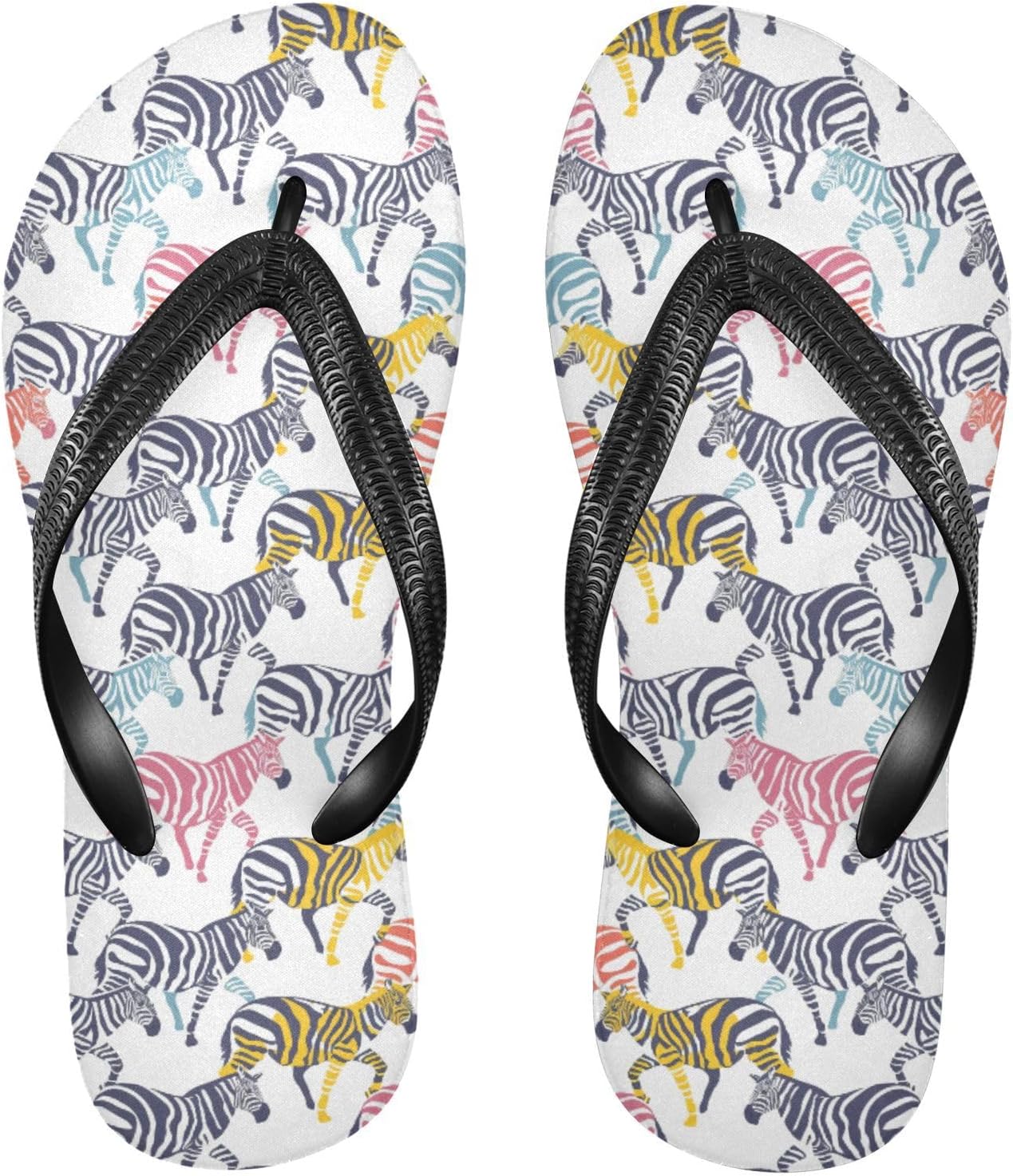 

Шлепанцы MNSRUU для женщин и мужчин, Zebra I7750