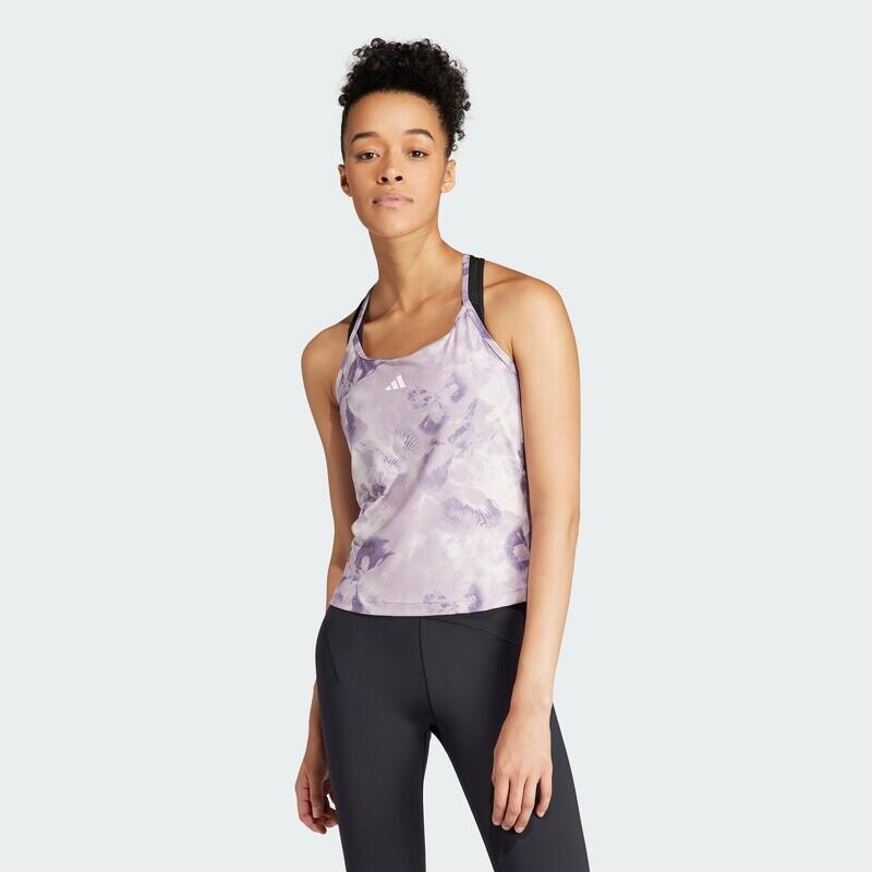 

Майка Train Essentials AOP Flower Tie Dye ADIDAS, цвет purpura