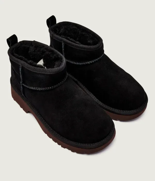 Классические ультраминиатюрные зимние ботинки New Heights Ugg, черный — фото 3