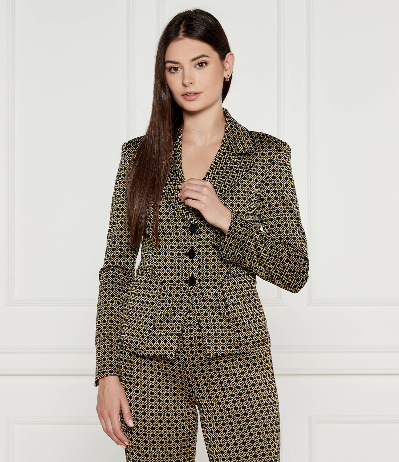 

Блейзер Liu Jo Slim Fit, золотой