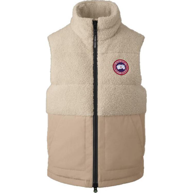 Женская жилетка SS24 Светло-желтая умбра Canada Goose, Светло-палевый — фото 2