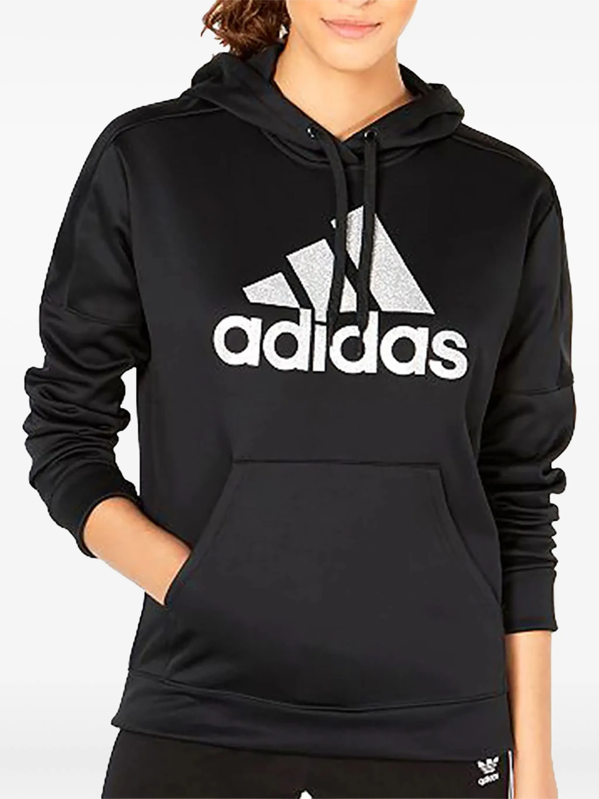 

Худи Stadium Originals Shine Adidas, черный