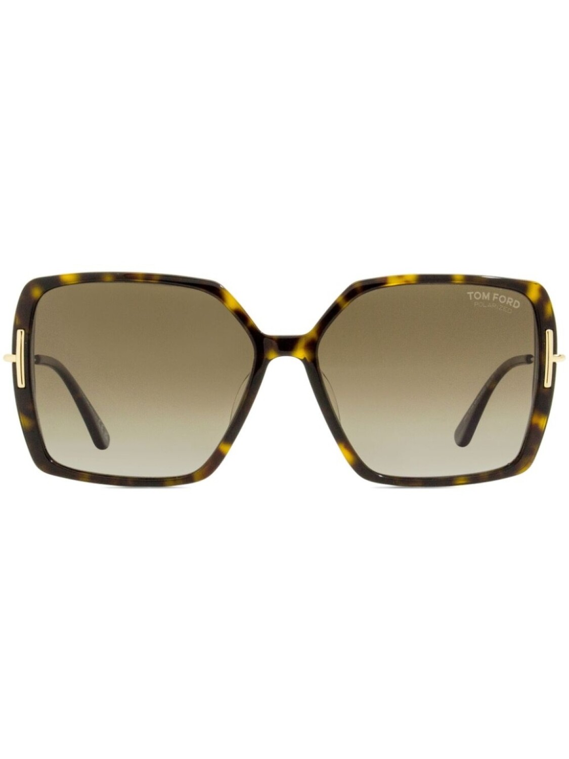 

TOM FORD Eyewear солнцезащитные очки Joanna в оправе 'бабочка', коричневый