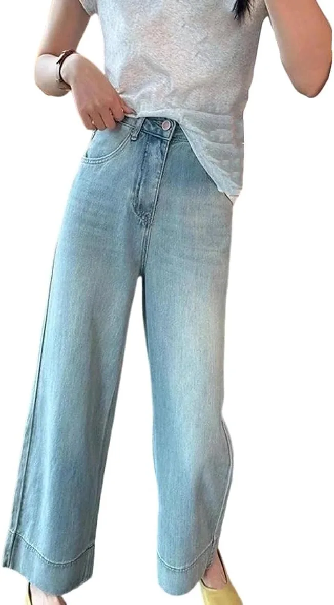 Женские джинсы Plus Size Straight Leg, зауженные, длина 7/8