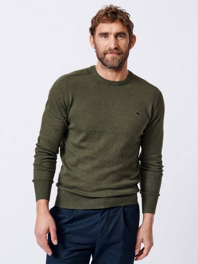 

Фулни хлопковый кашемировый свитер Aubin, Khaki