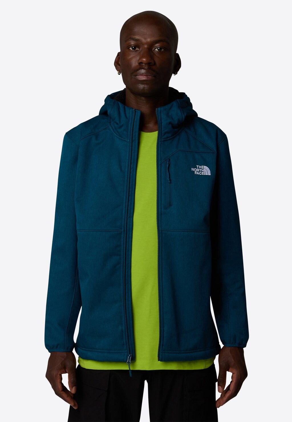 

Куртка из мягкой ткани QUEST HOODED The North Face, зеленый