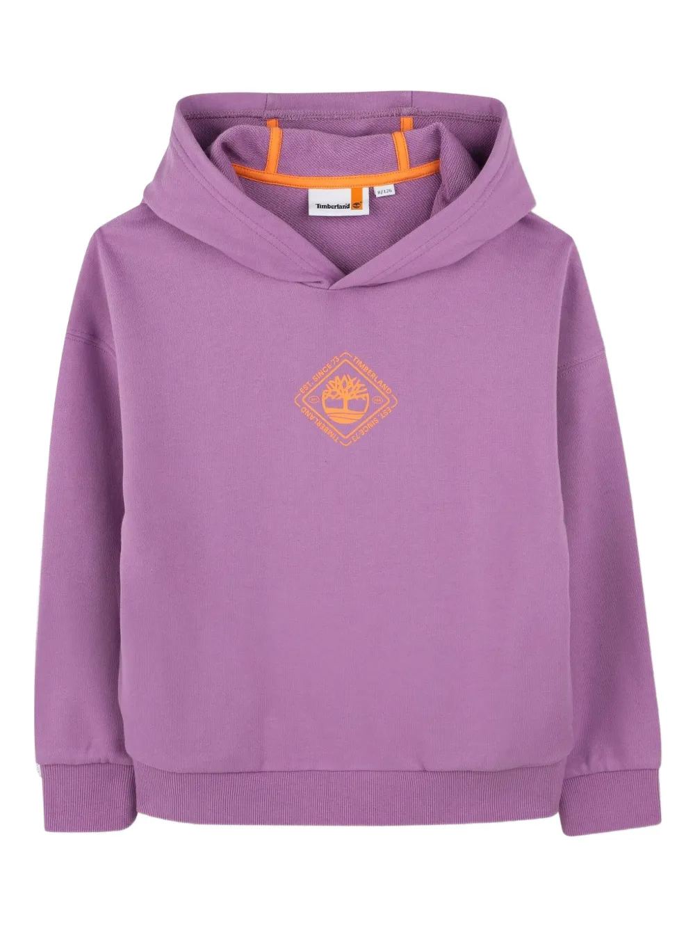 

Толстовка с капюшоном и логотипом Timberland Kids, фиолетовый