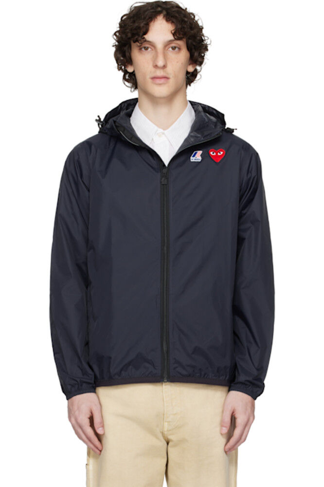 

Куртка Navy K-Way Edition на молнии COMME des GARÇONS PLAY