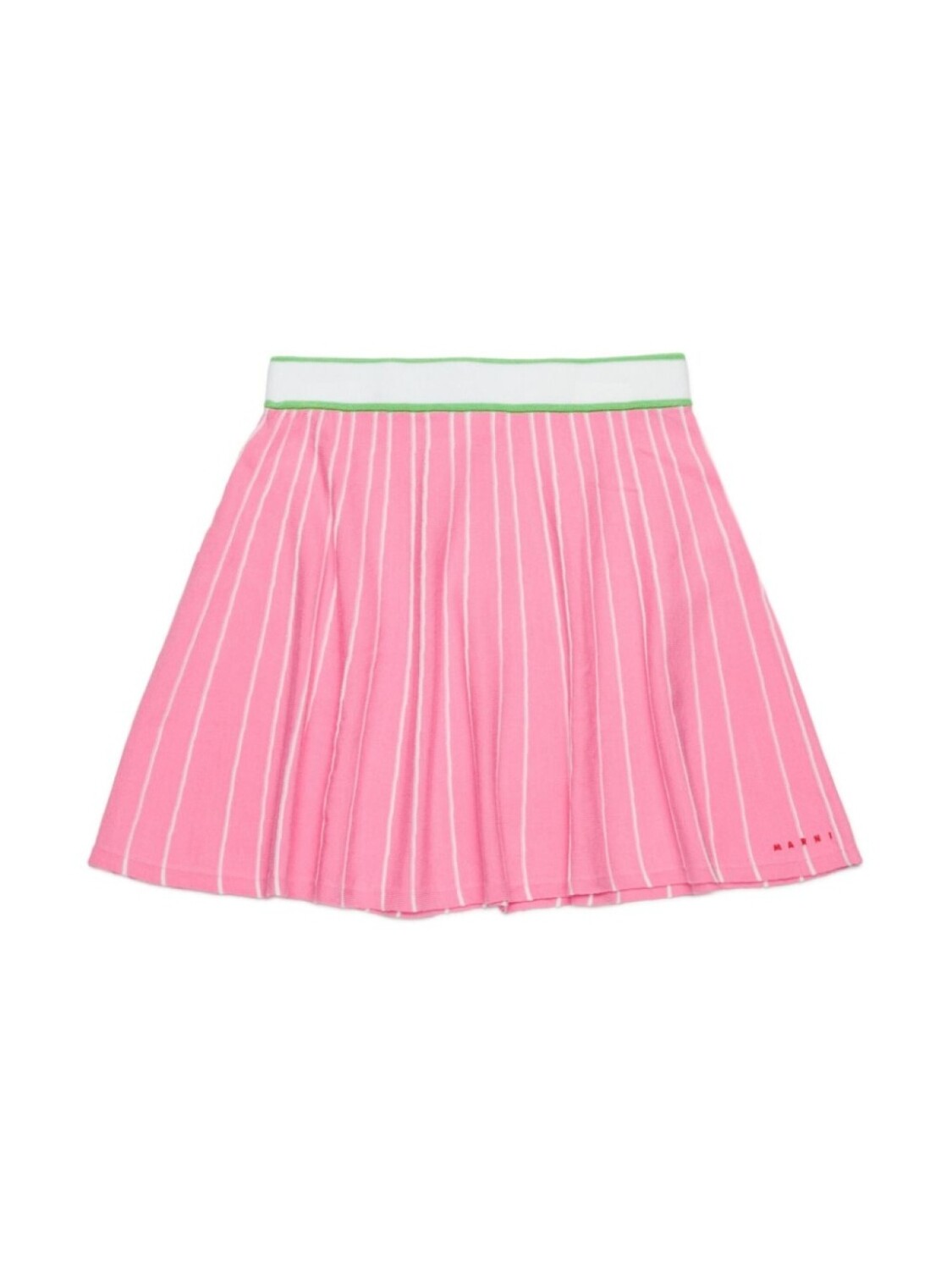 

Полосатая юбка Marni Kids, розовый
