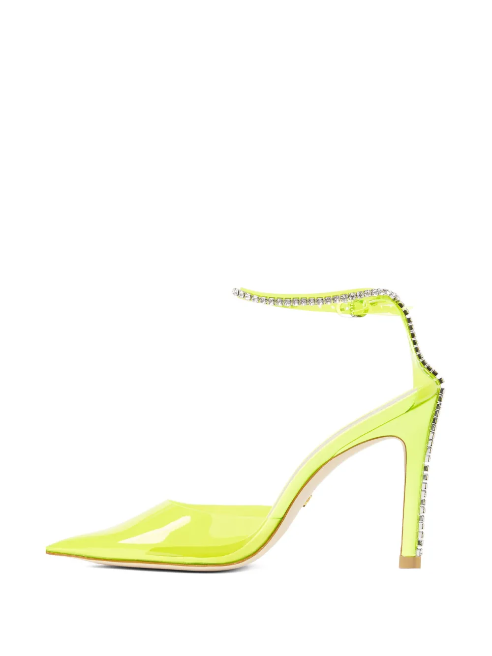 Туфли-лодочки Stuart Glam на каблуке 100 мм Stuart Weitzman, желтый — фото 3