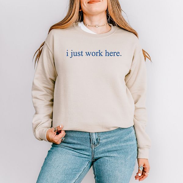 

Свитшот с вышивкой I just work here Simply Sage Market, Dust, Зеленый, Свитшот с вышивкой I just work here Simply Sage Market, Dust