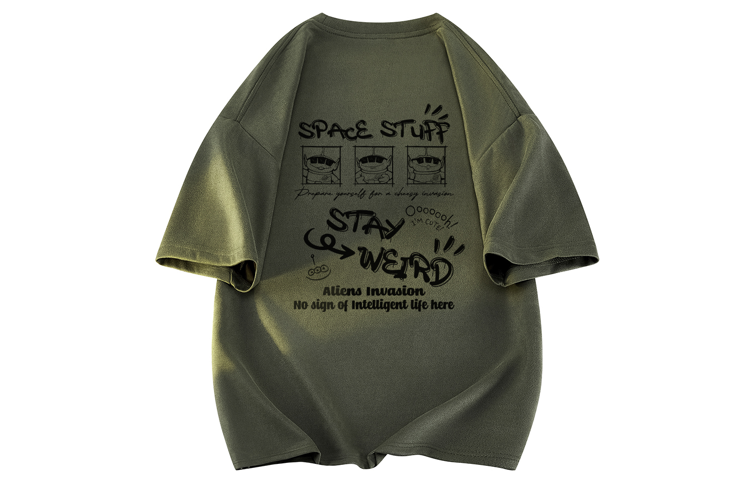 

Футболки унисекс с круглым вырезом, средней плотности Disney, army зеленый