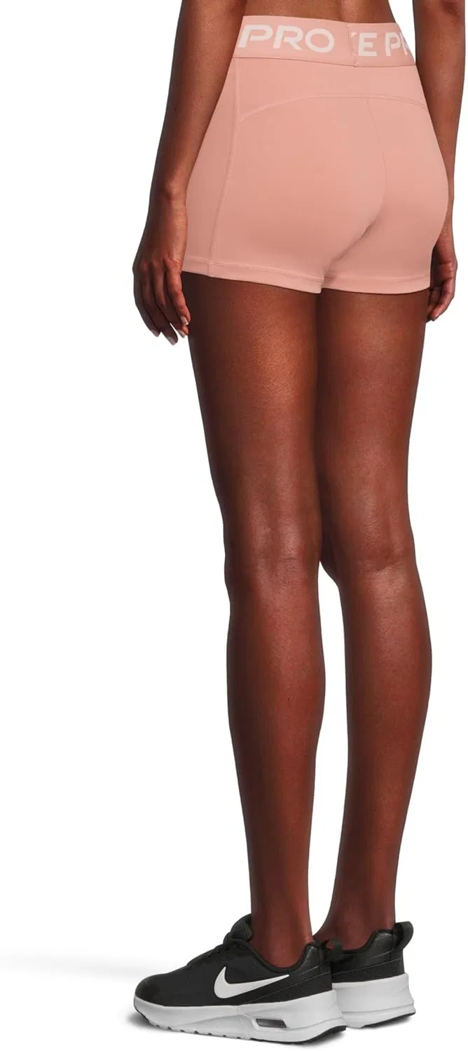 Шорты Nike Pro 3", Rust Pink/White — фото 3