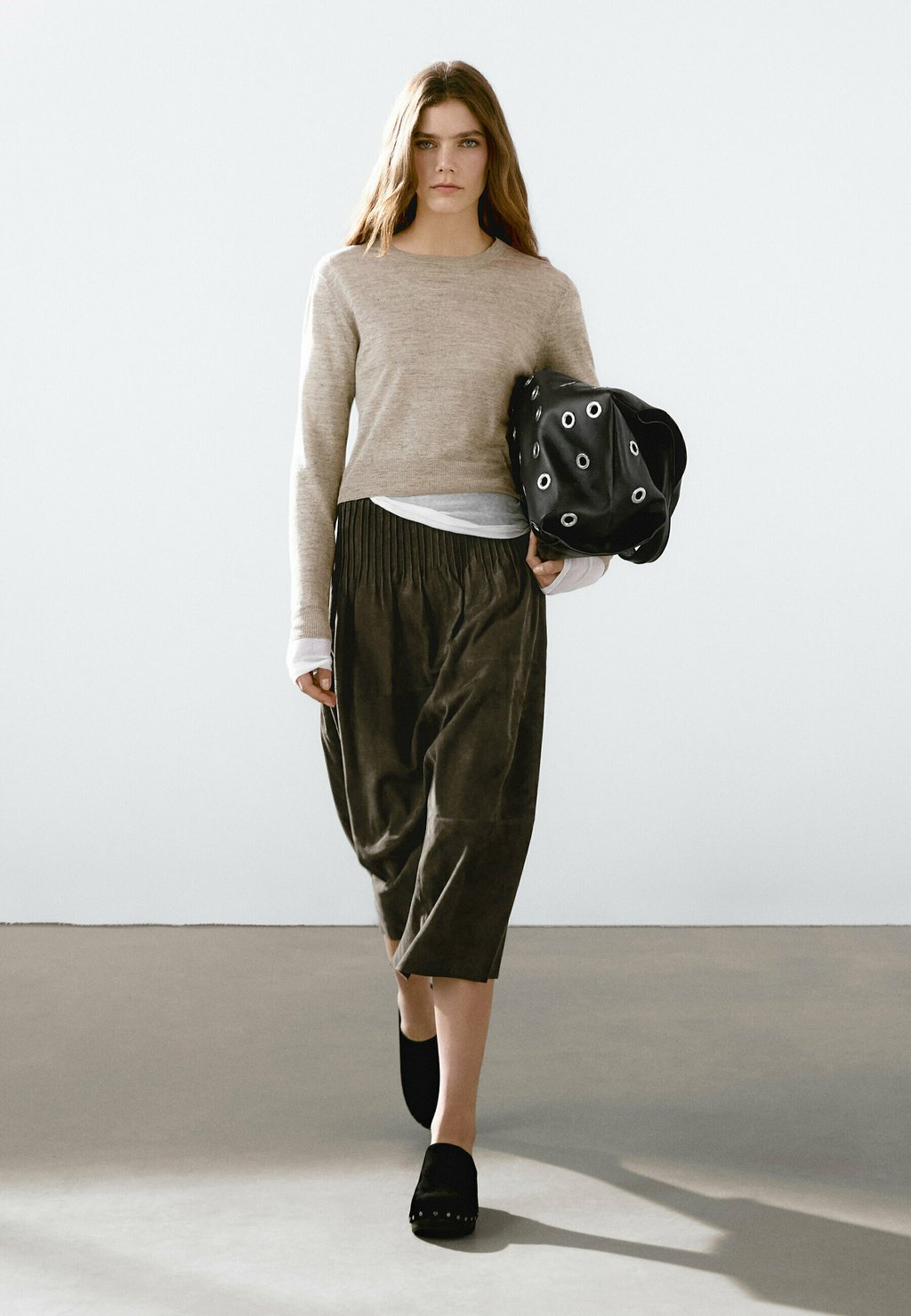 

Джемпер Massimo Dutti, бежевый