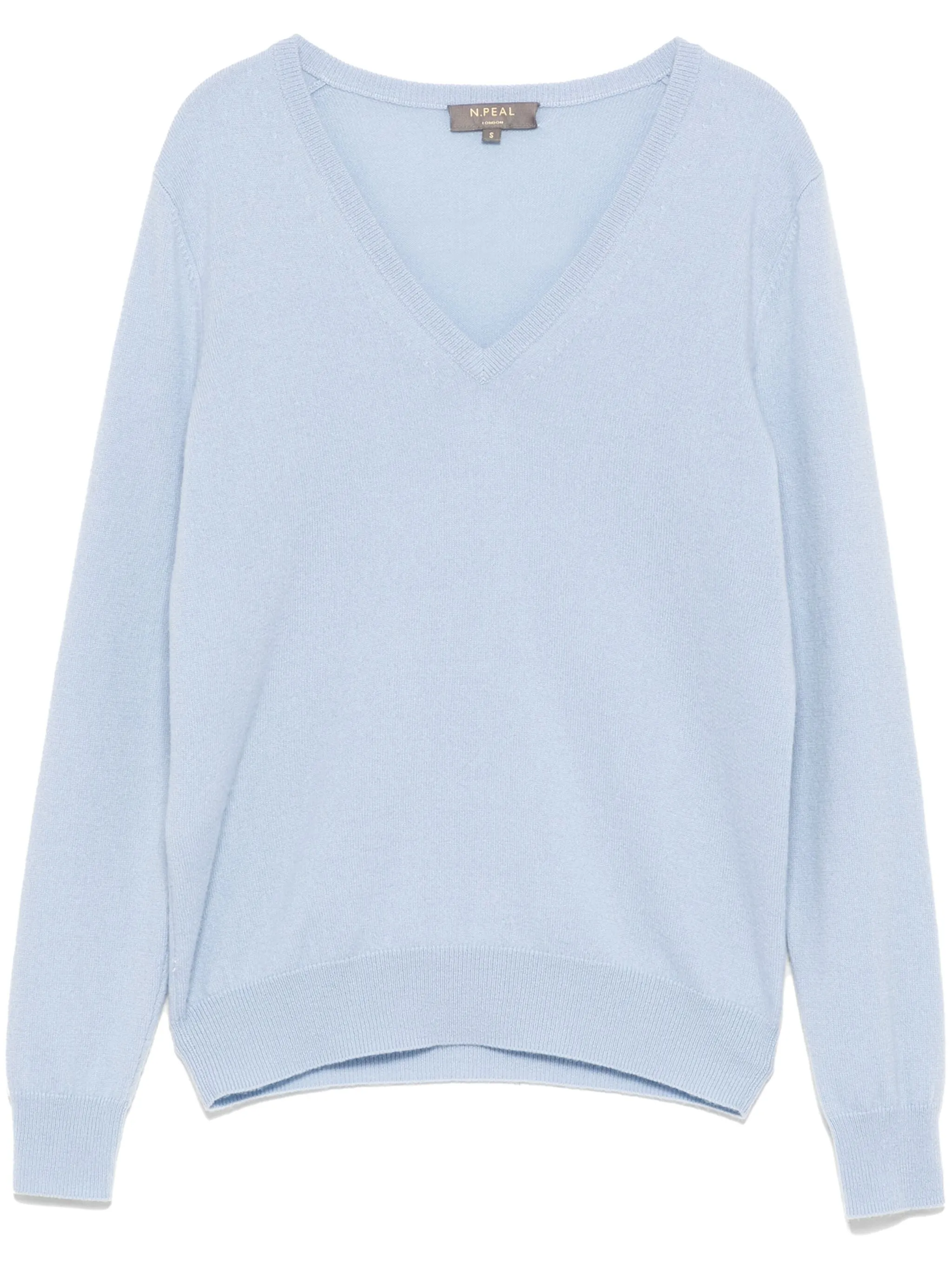 

Джемпер Phoebe с V-образным вырезом N.Peal, синий
