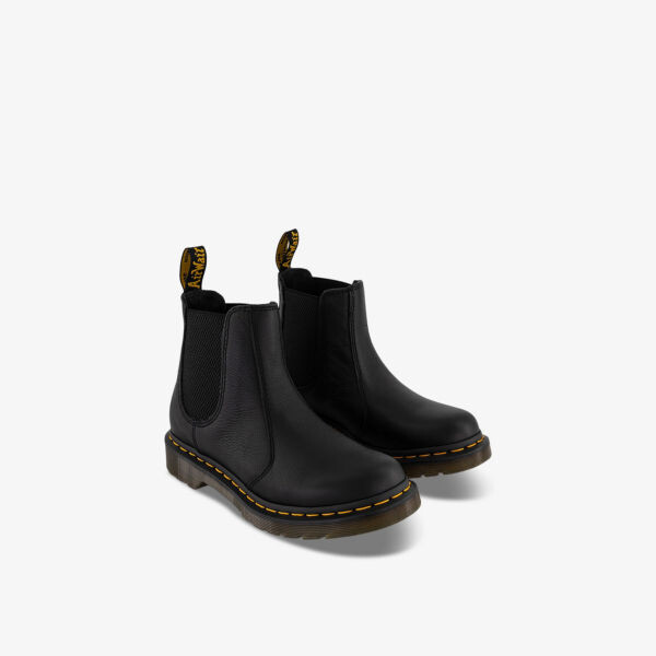 Кожаные ботинки челси 2976 с отстрочкой в тон Dr. Martens, черный — фото 3