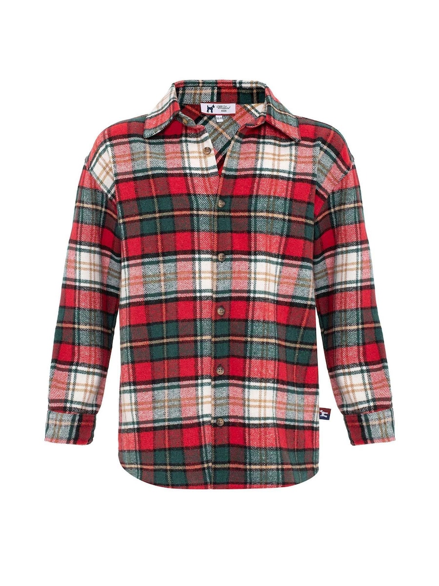 

Рубашка на пуговицах классического кроя Williot, красный/бордовый