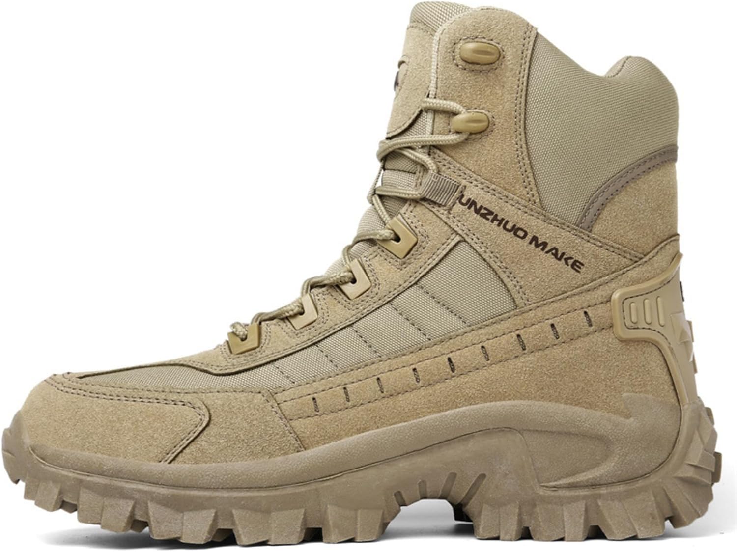 

Мужские ортопедические ботинки с проколозащитой, антискользящие, на молнии, износостойкие туристические ботинки для активного отдыха на улице Generic, Sandy