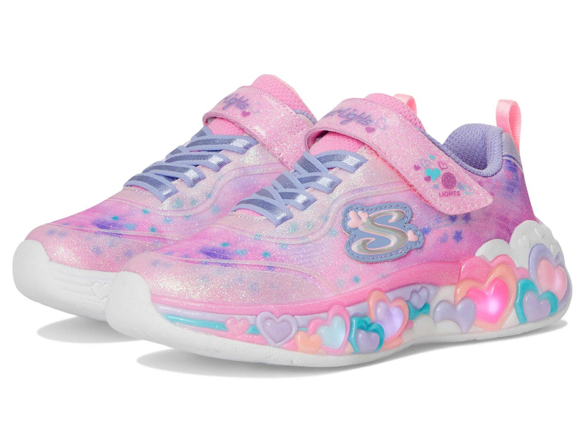 

Кроссовки SKECHERS KIDS Eternal Heart Lights 302696L, Light Pink/Multi