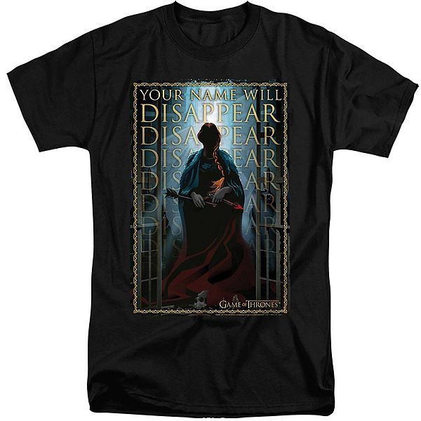 

Футболка Game of Thrones Your Name Will Disappear взрослая удлиненная Licensed Character