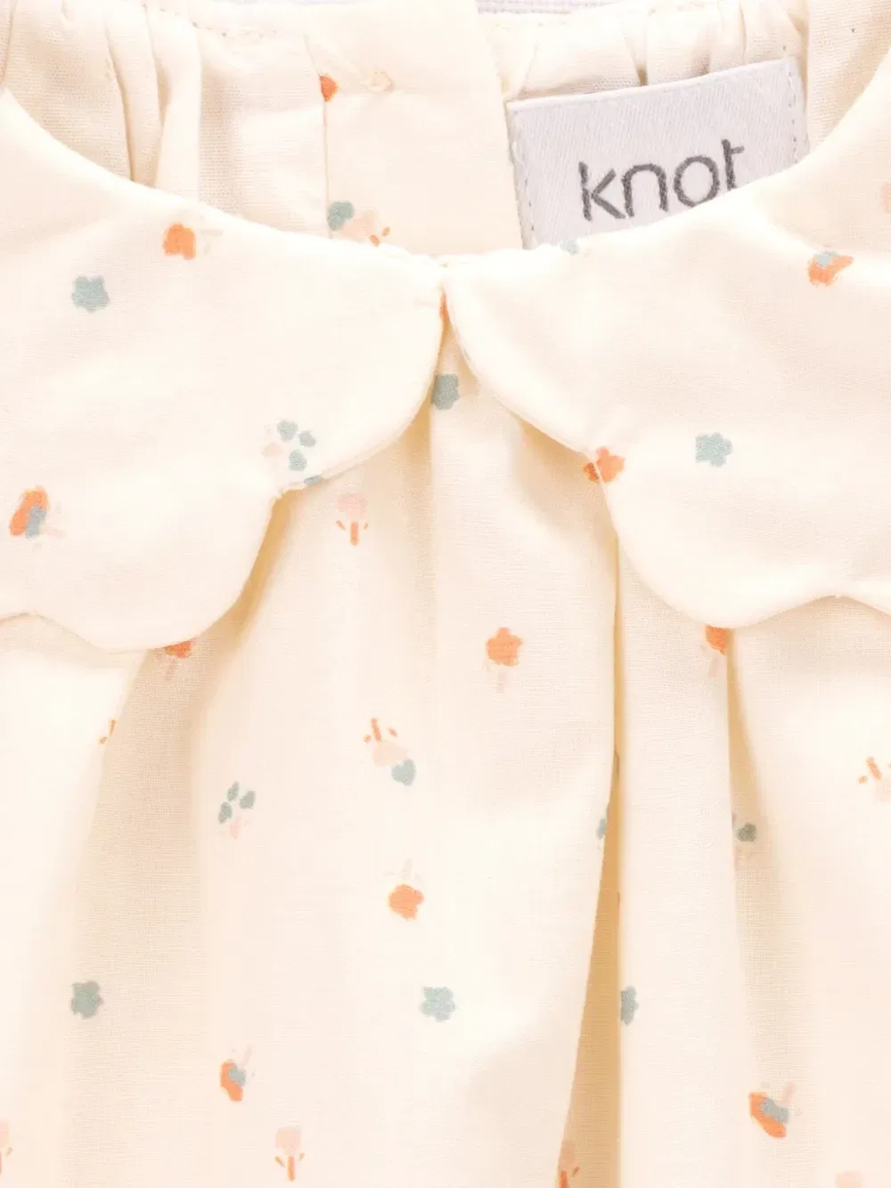 Боди Mary с фестонами Knot, бежевый — фото 3