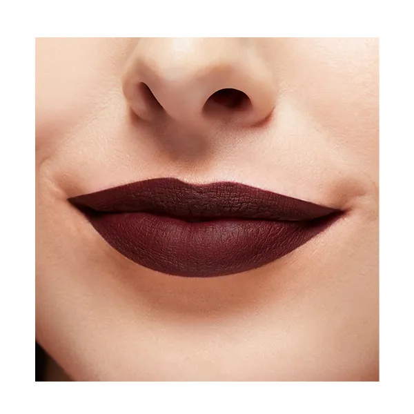 Жидкая помада Locked Kiss Ink Mac Cosmetics, цвет cherry brown — фото 4