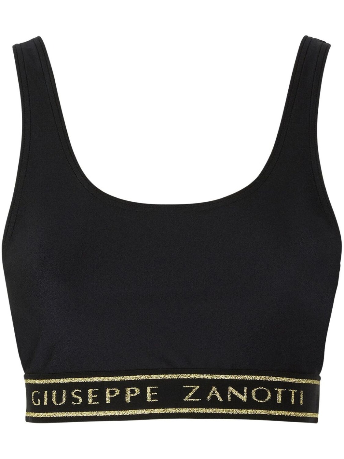

Giuseppe Zanotti топ с логотипом, черный