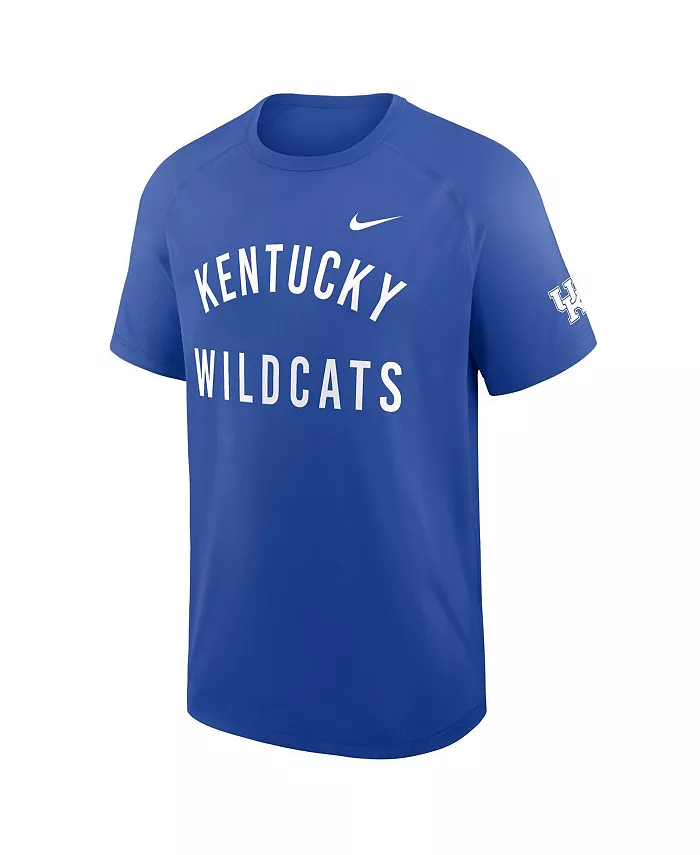 Мужская футболка Royal Kentucky Wildcats Ready Raglan Premium Performance Nike — фото 3