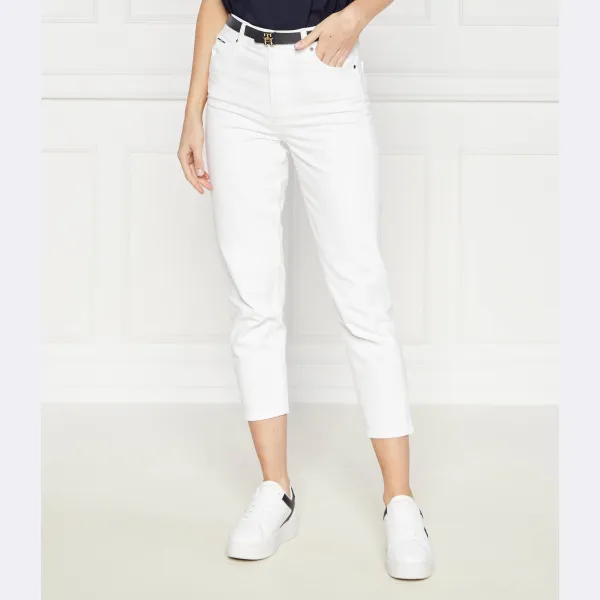 Бесконечные брюки-сигареты Calvin Klein, белый — фото 2