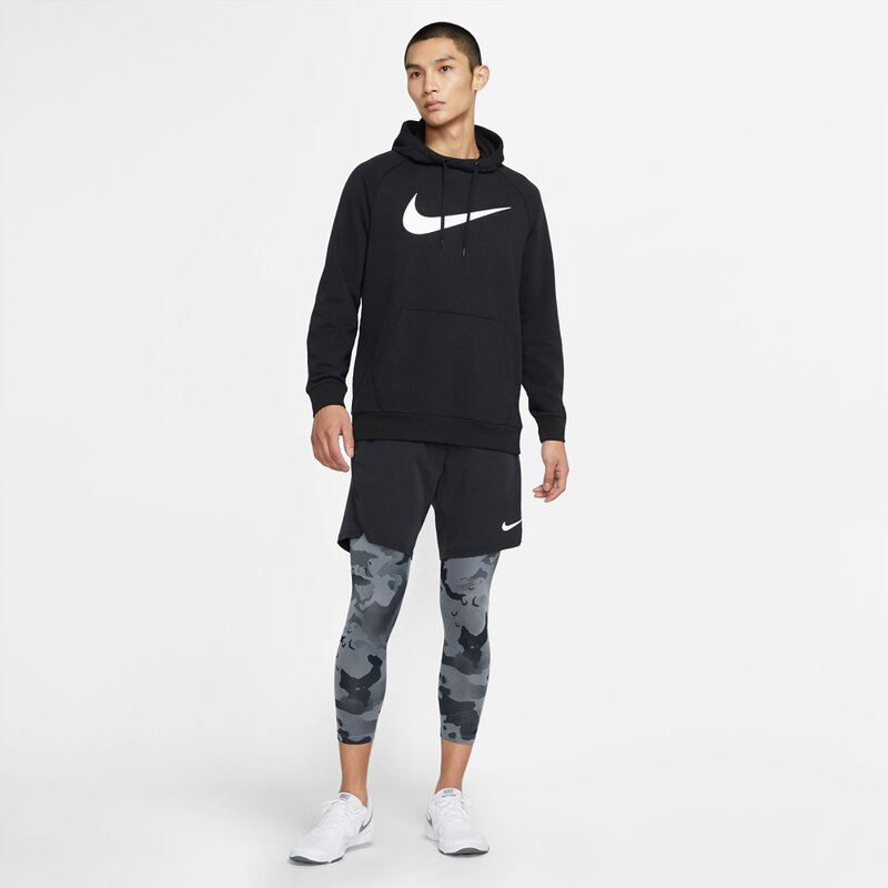 Hooded sweatshirt m nk df hdie po swsh Nike, черный — фото 2